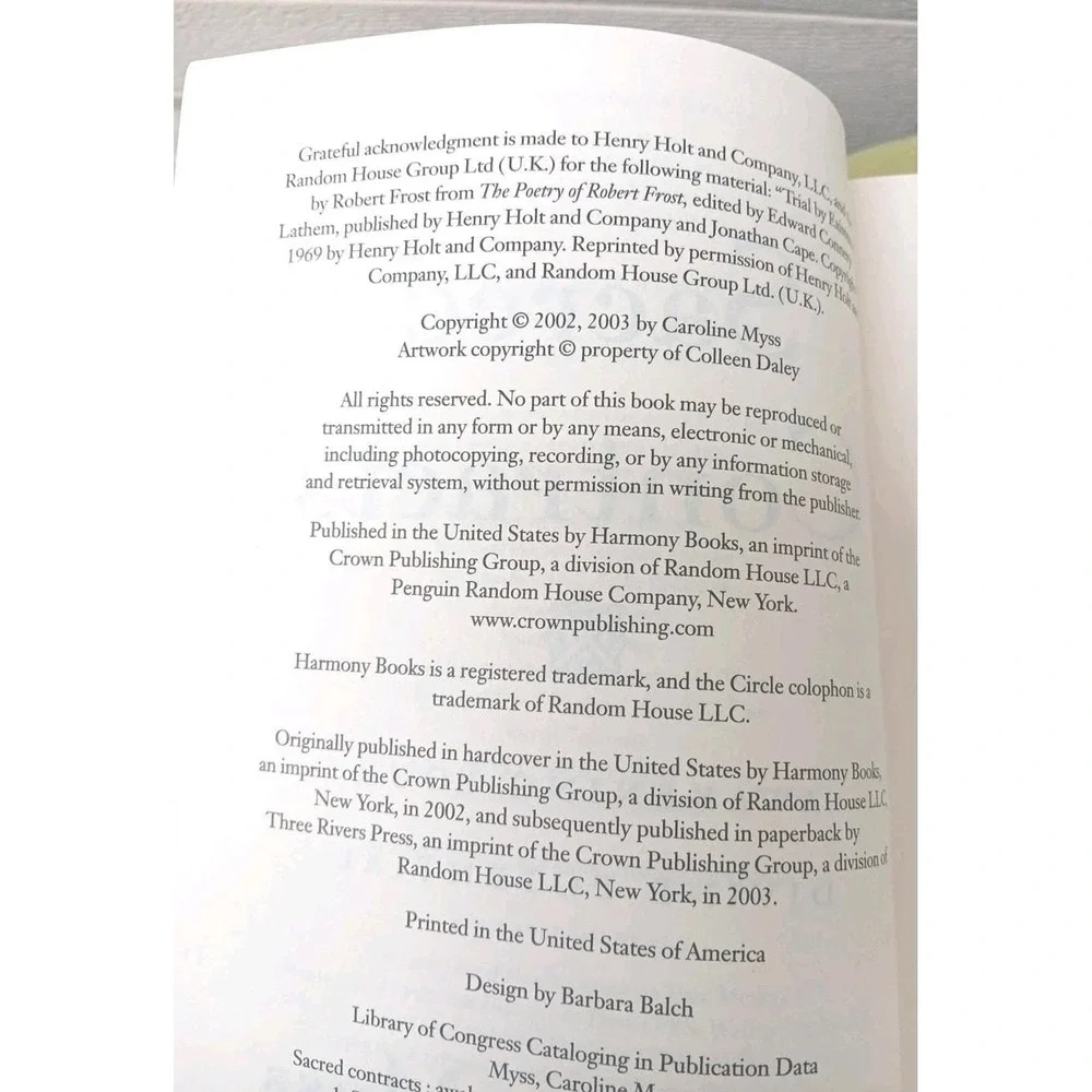 Unlocking Your Sacred Contracts: A‎ Guide by Caroline Myss - Softcover Edition